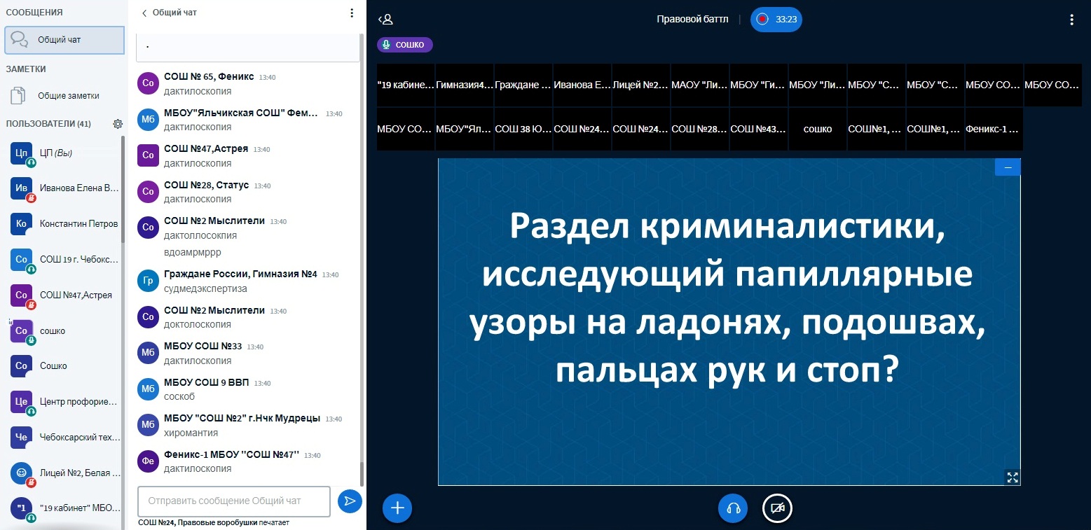 Чувашский государственный университет имени И.Н. Ульянова »  Интеллектуальная игра «Правовой баттл»